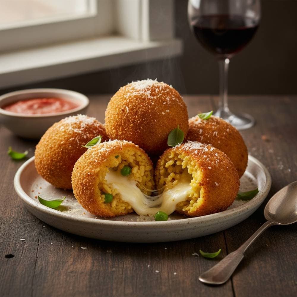 Crispy Arancini Recipe (Italian Fried Risotto Balls)