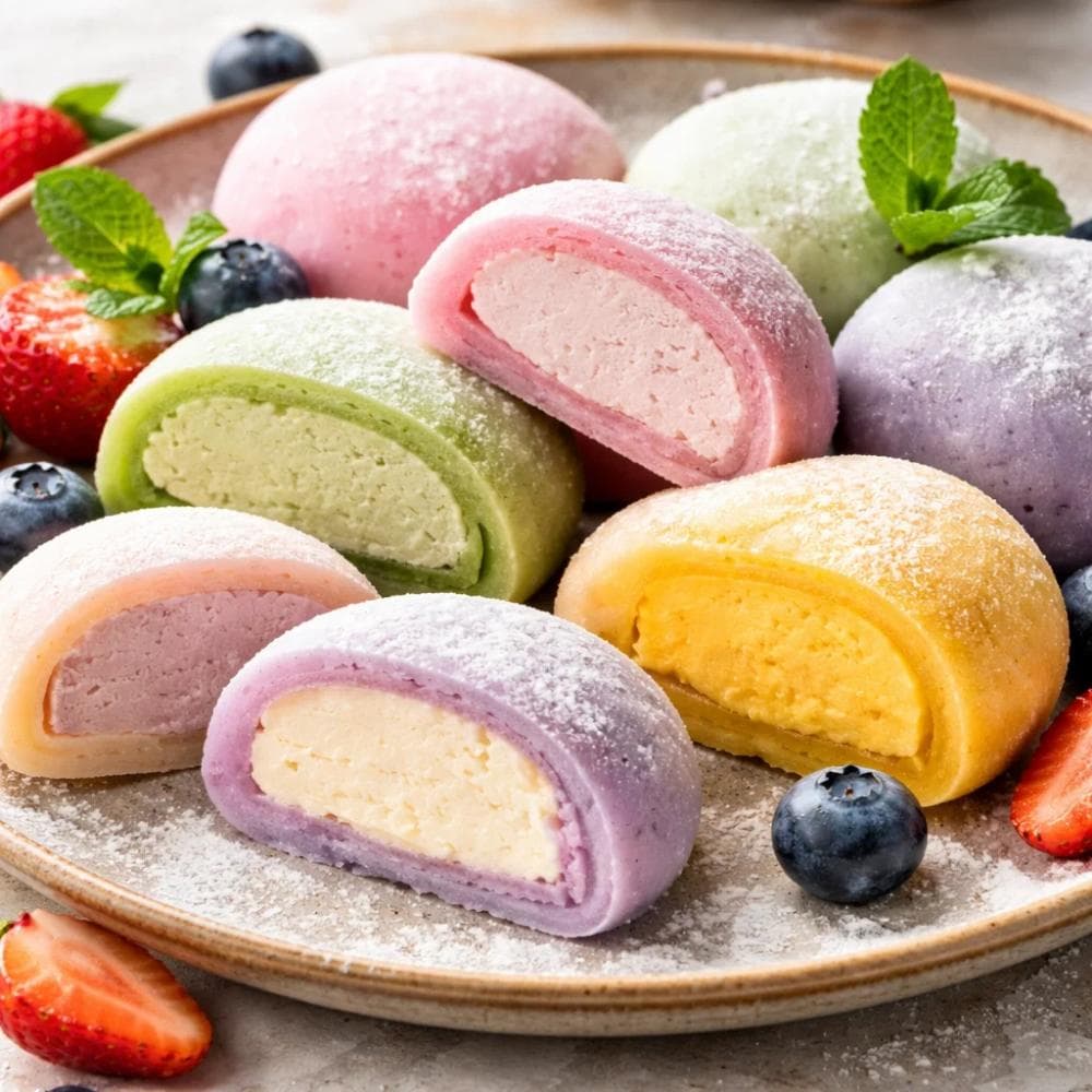 Mochi Ice Cream (Japanese Rice Cake Dessert — 3 Flavours)