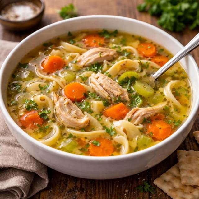 Chicken Noodle Soup (Classic Comfort Food Recipe)
