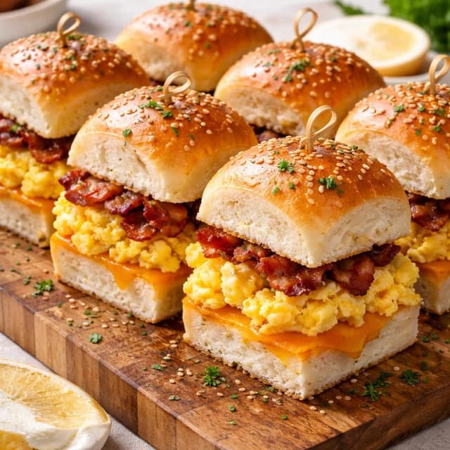 Breakfast Egg Sliders (Easy Make-Ahead Breakfast)