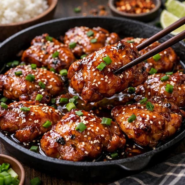 Sticky Soy Honey Chicken (Sweet and Savory Dinner)