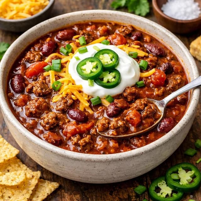 Classic Beef Chili (Rich and Hearty Recipe)