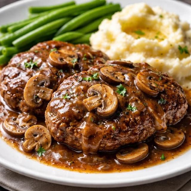 Salisbury Steak with Mushroom Gravy