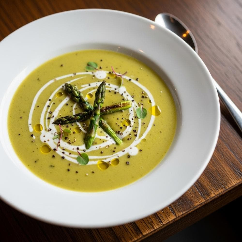 Keto Creamy Asparagus Soup