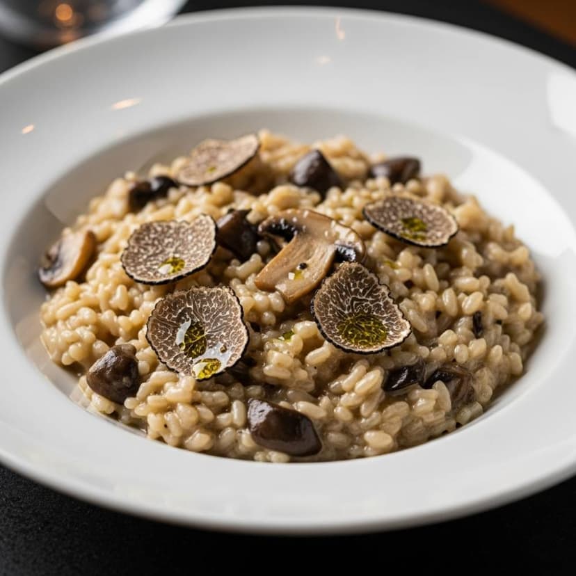 Mushroom Truffle Risotto