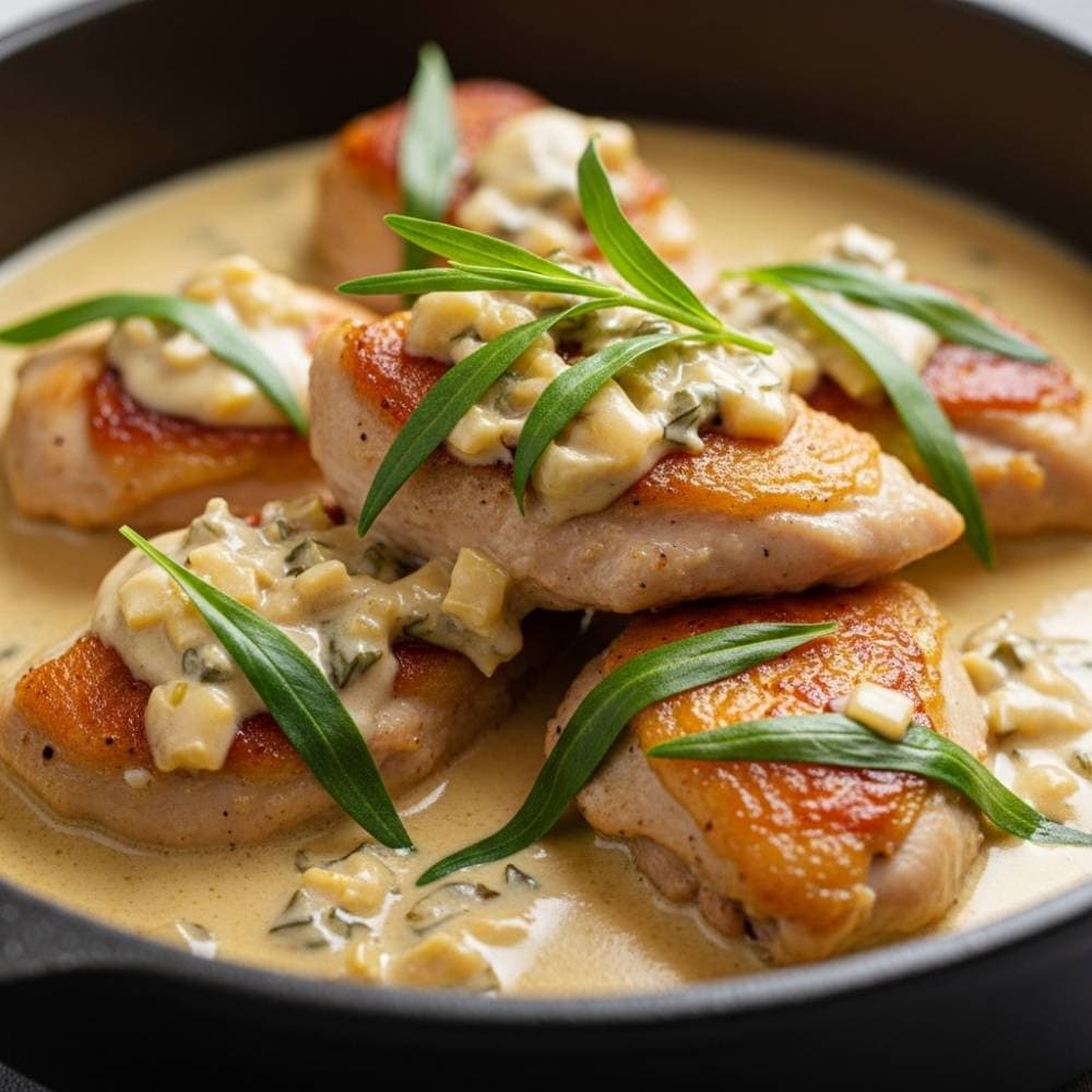 Chicken Fricassée with Tarragon