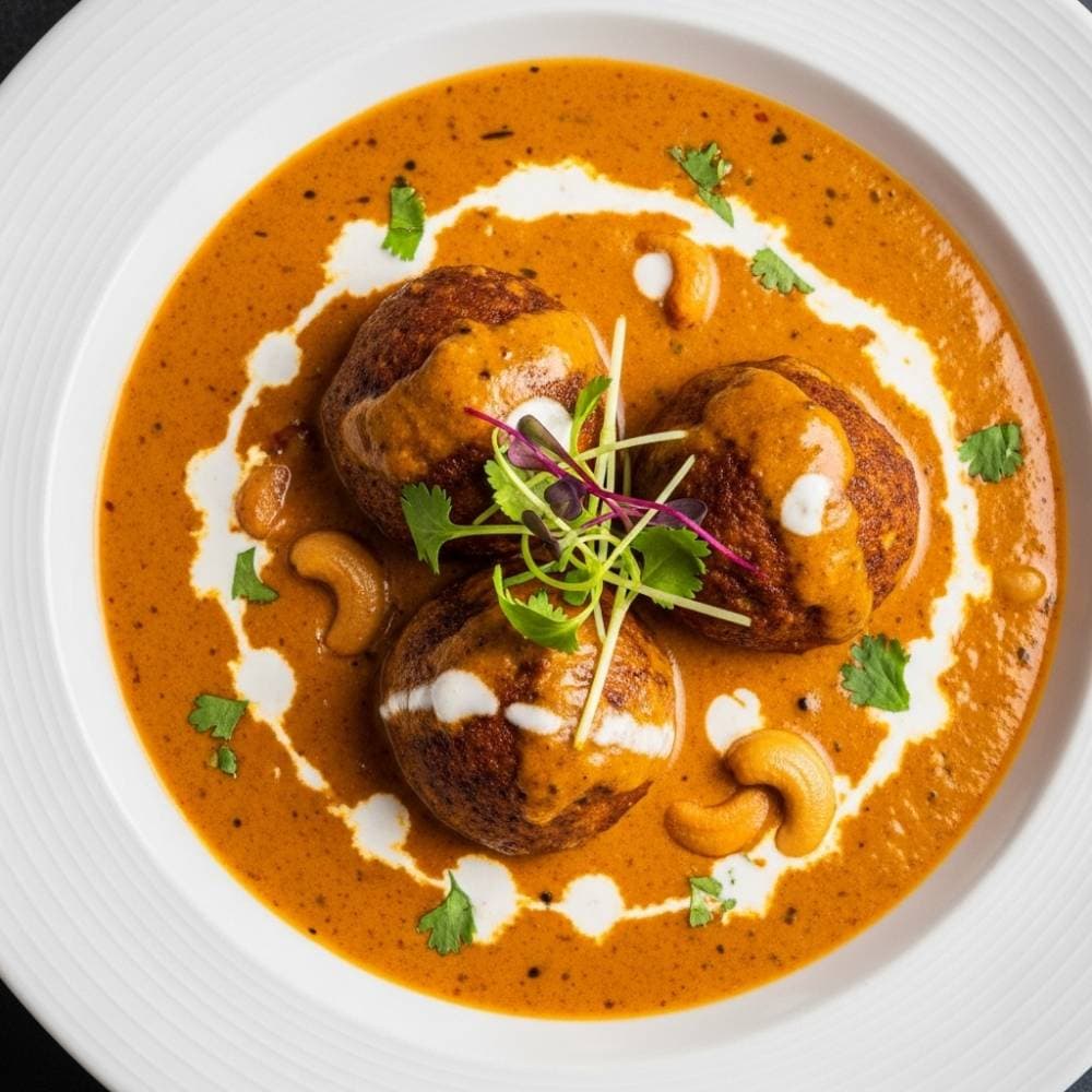 Malai Kofta with Cashew Cream Sauce