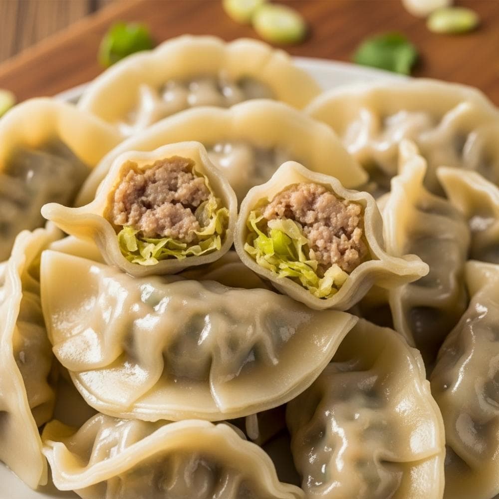 Classic Pork and Cabbage Dumplings (Jiaozi)