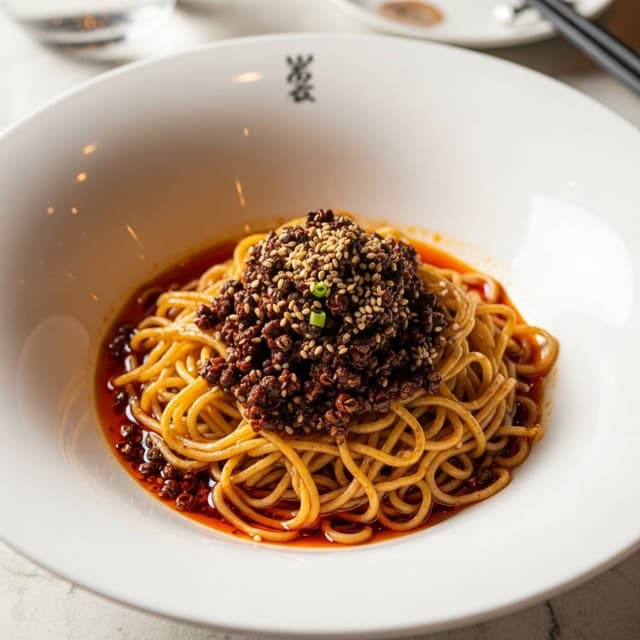 Dan Dan Noodles (Spicy Sichuan Style)