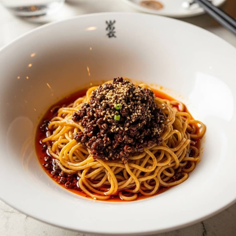 Dan Dan Noodles (Spicy Sichuan Style)