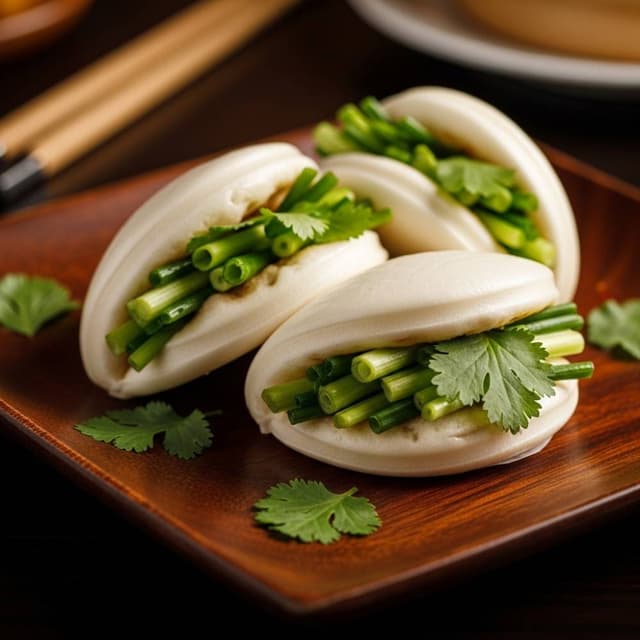 Steamed Scallion Buns (Hua Juan)