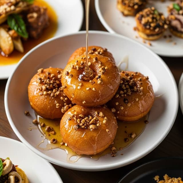 Loukoumades (Greek Honey Donuts)