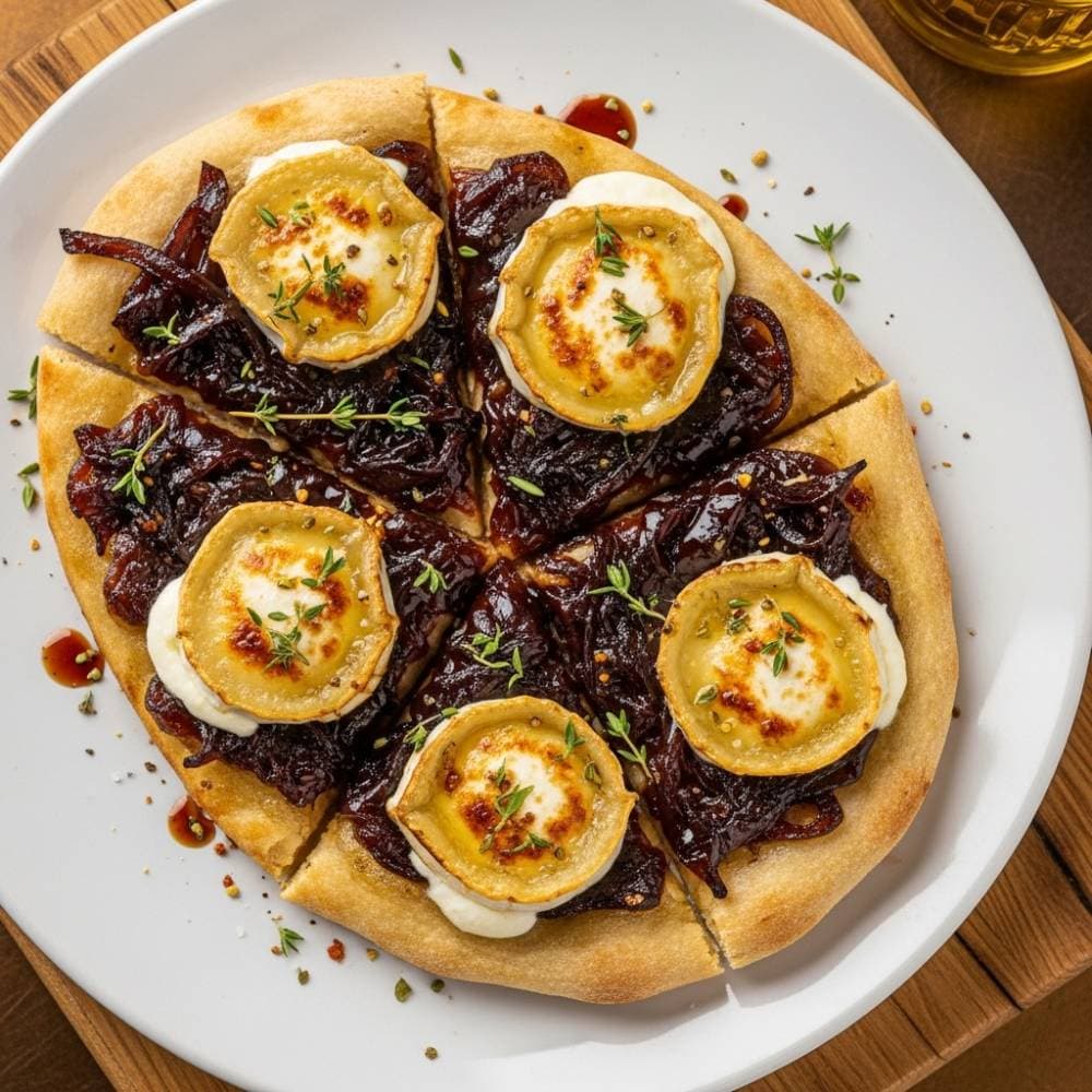 Caramelized Onion and Goat Cheese Flatbread