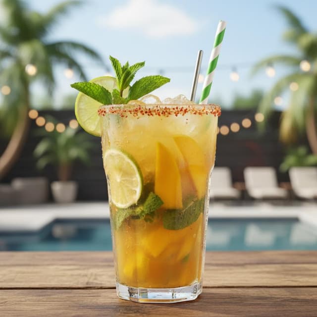 Non-Alcoholic Mango Mojito