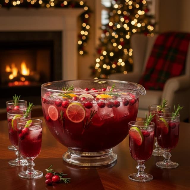 Sparkling Cranberry Punch