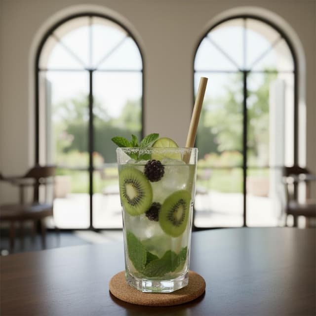 Kiwi Mojito Mocktail