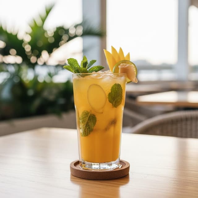 Mango Ginger Fizz