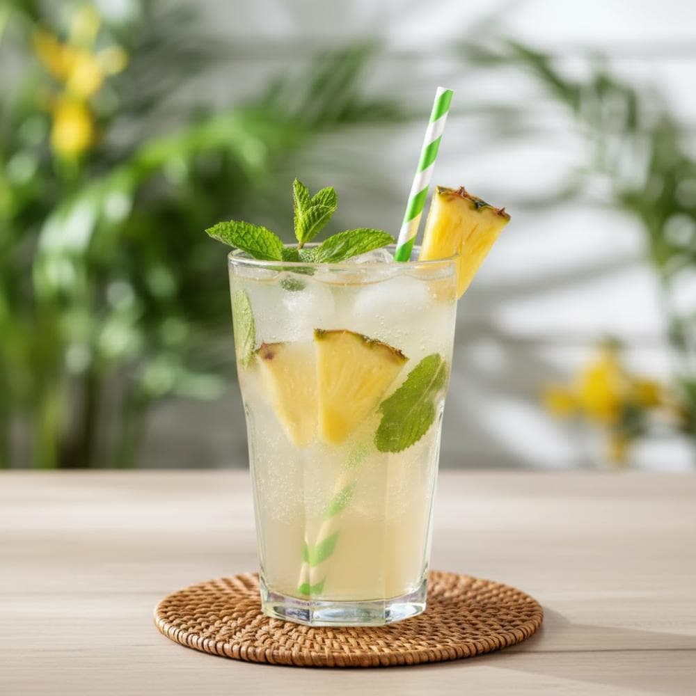 Pineapple Mint Agua Fresca