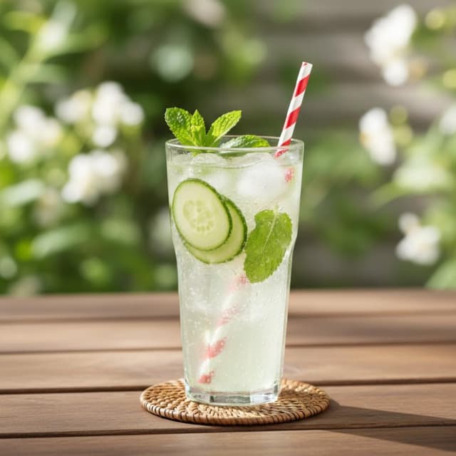 Sparkling Cucumber Cooler