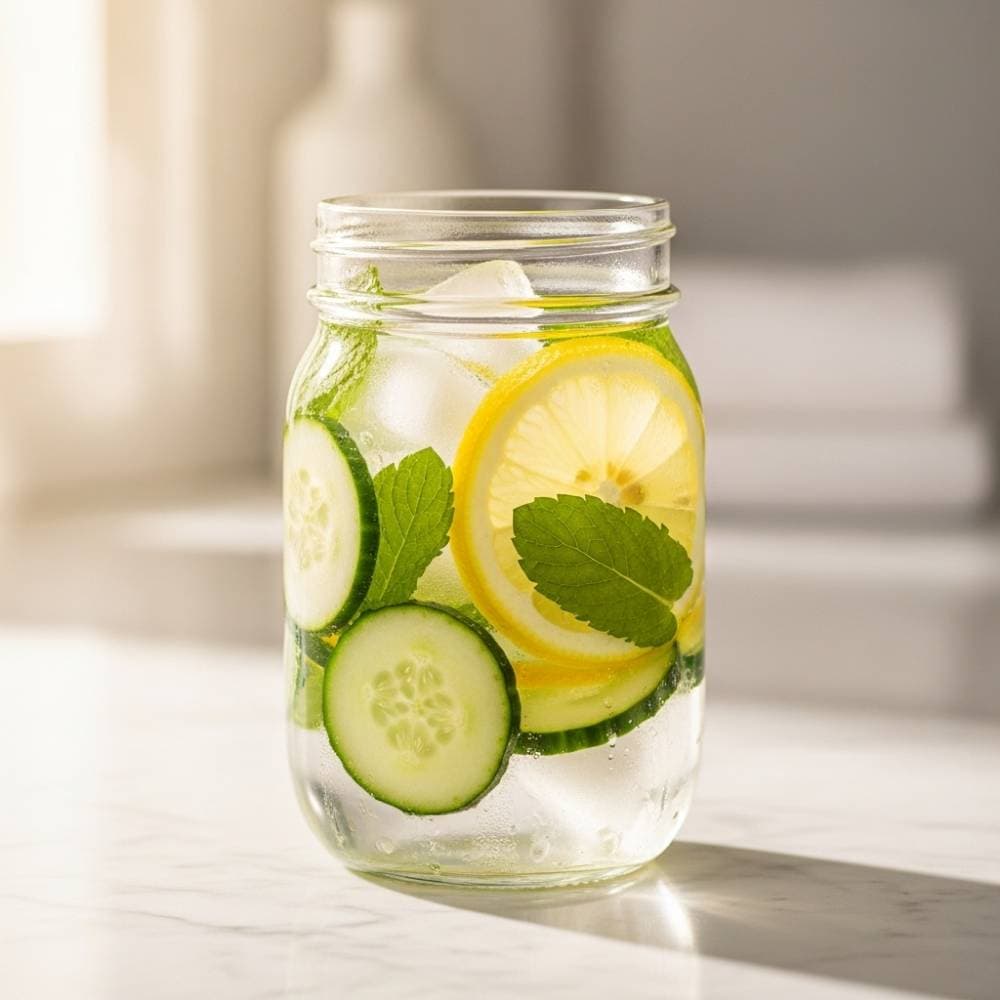 Detox Water (Cucumber, Lemon & Mint)