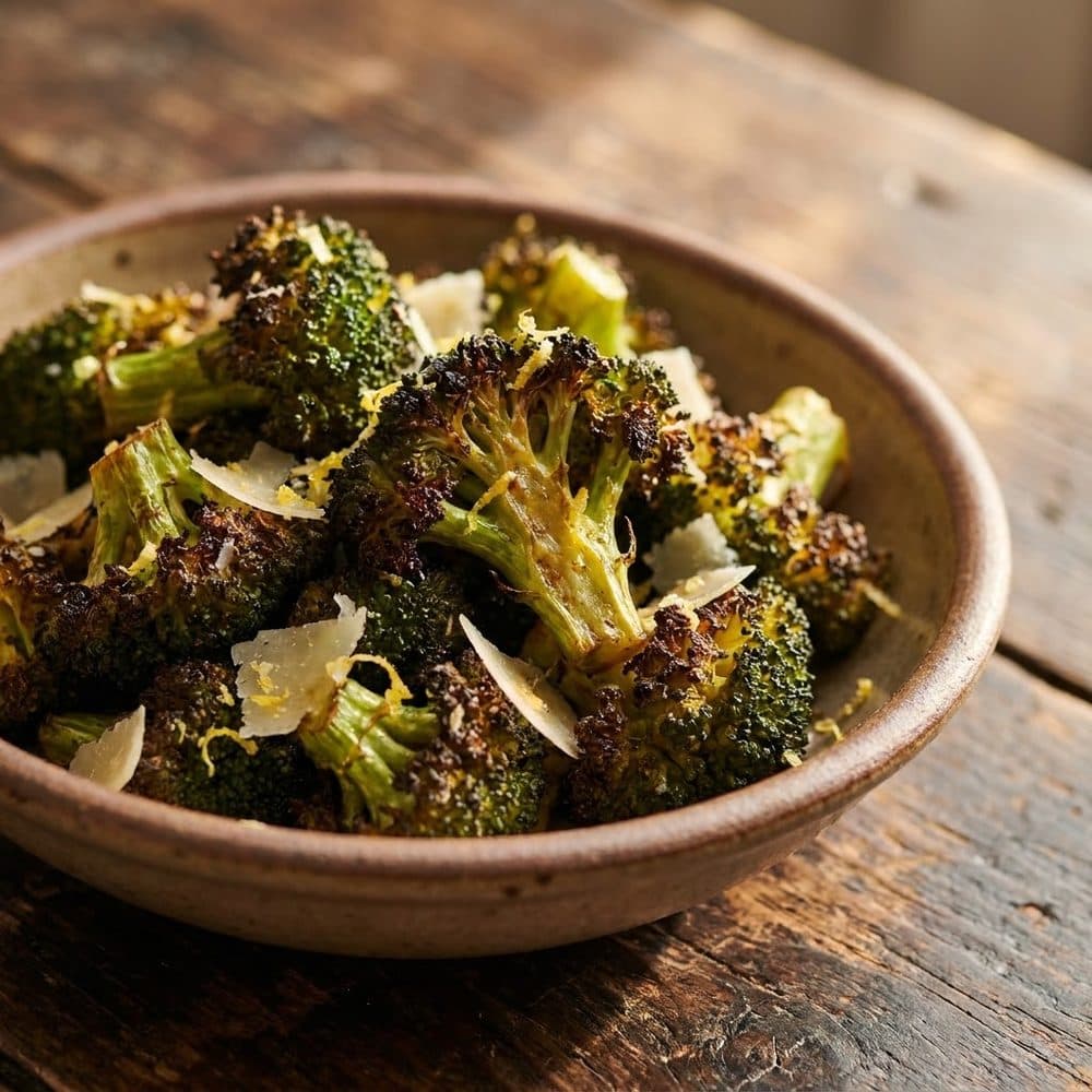 Air Fryer Parmesan Broccoli