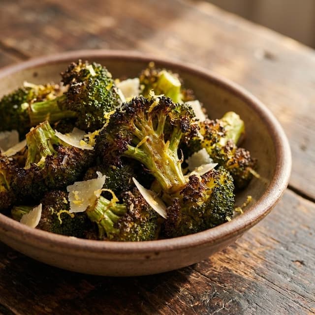 Air Fryer Parmesan Broccoli