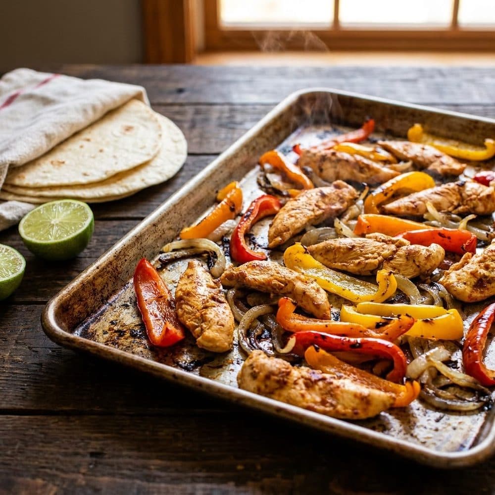 Sheet Pan Chicken Fajitas
