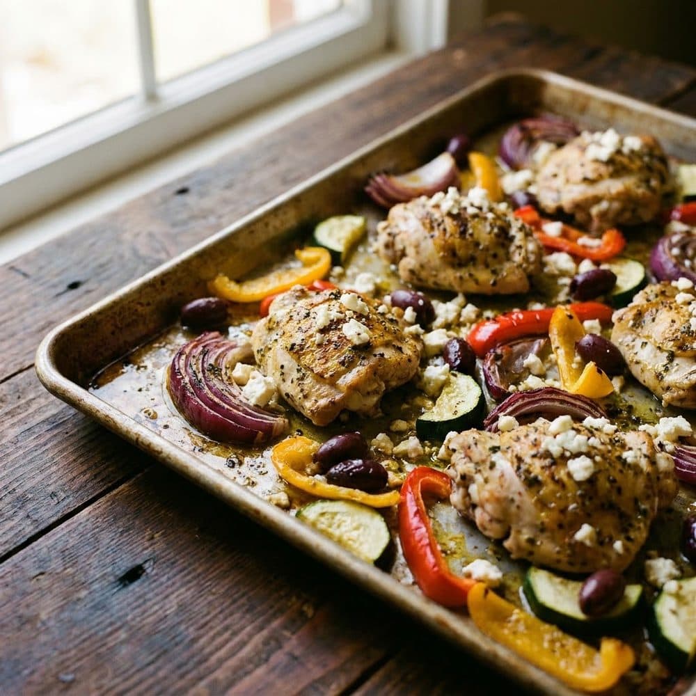 Sheet Pan Greek Chicken
