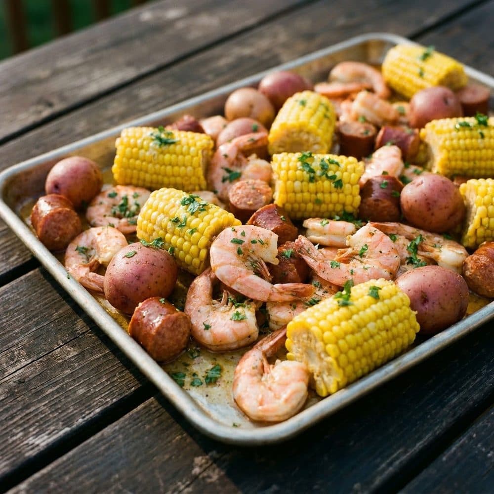Sheet Pan Shrimp Boil