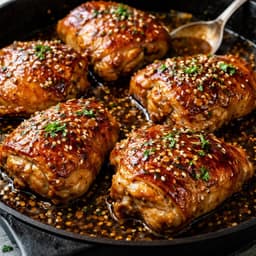 Honey Garlic Chicken Thighs