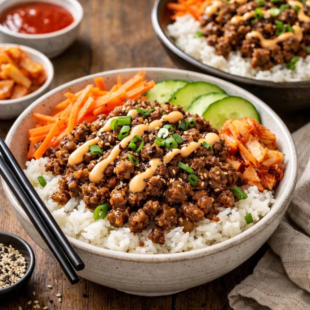 Korean Beef Rice Bowls (Easy Weeknight Dinner)