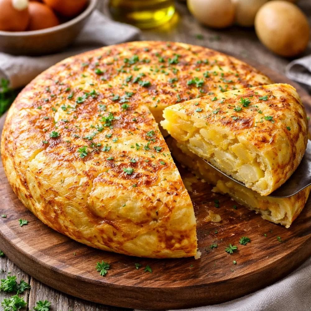 Spanish Tortilla (Potato Omelette Classic Recipe)