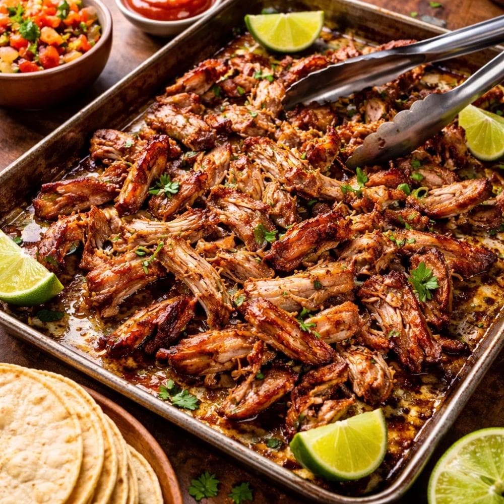 Slow-Cooked Pork Carnitas (Oven Method)